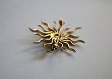 Load image into Gallery viewer, Circa 1910’s 14k and 12k Gold Celestial Vintage Brooch - 