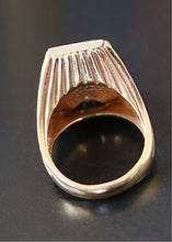 Load image into Gallery viewer, Circa 30s-40s 14k Rose Gold and Diamond Sunburst Ring