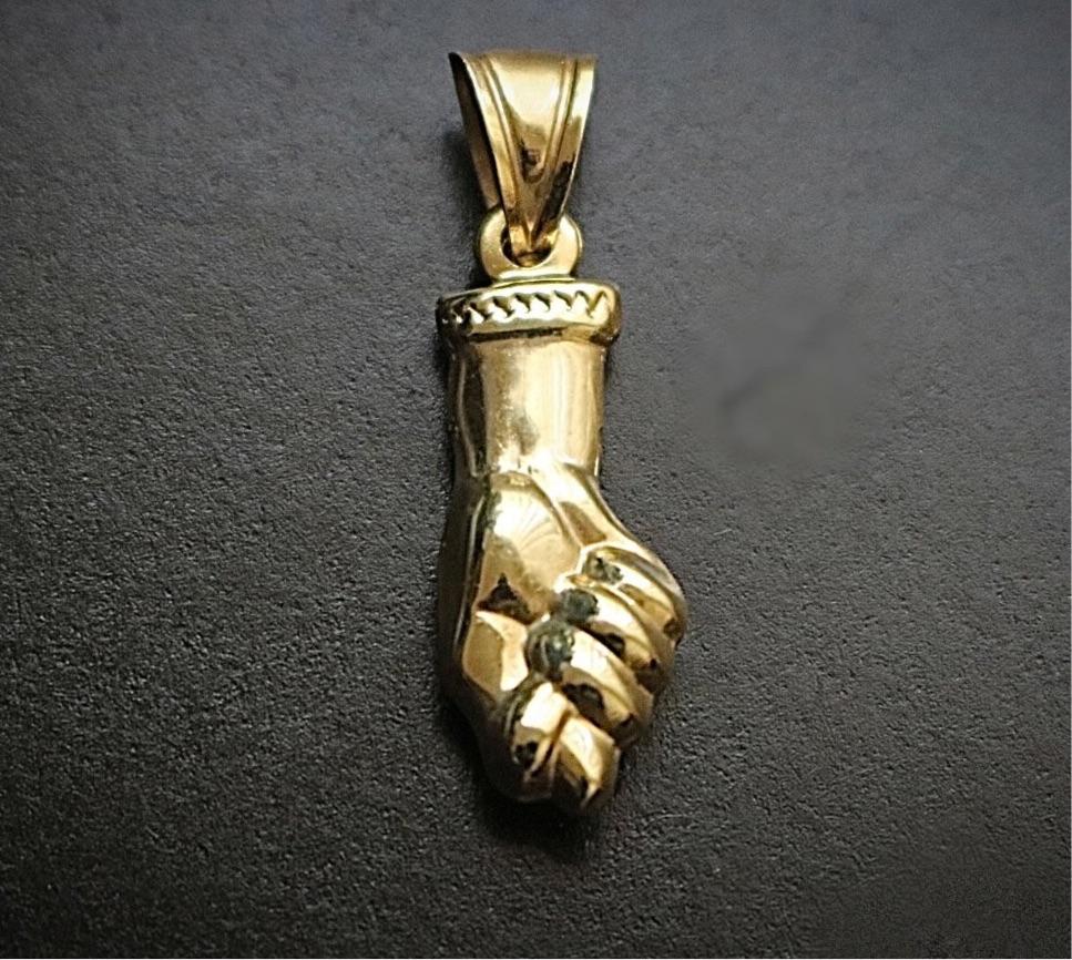 “Manu Fica” or “Figa” 14k Charm or Pendant