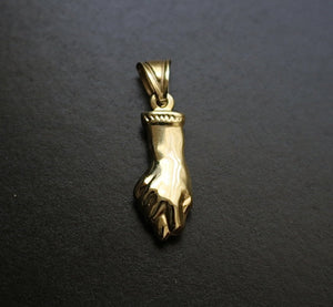 “Manu Fica” or “Figa” 14k Charm or Pendant