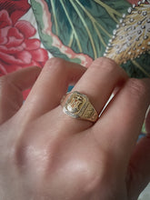 Load image into Gallery viewer, Ms. B’s 1933 10k Gold and Enamel Class Ring