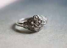 Load image into Gallery viewer, Platinum and Diamond Vintage Ring - Fine Jewelry