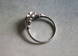 Platinum and Diamond Vintage Ring - Fine Jewelry