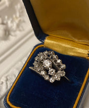 Load image into Gallery viewer, Stunning 18k Gold and Diamond Engagement or Cocktail Ring by Traub with Original Box