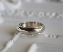 Load image into Gallery viewer, Substantial 14k White Gold Band