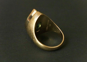 Vintage 18k Gold and Topaz Ring by Burle Marx Ring